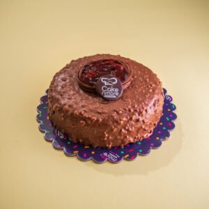 Nutty Strawberry Flux Cake